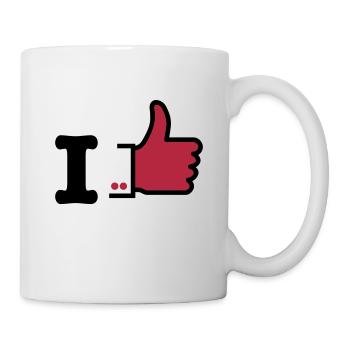 I like deluxe - Tasse - Weiß - Rechts