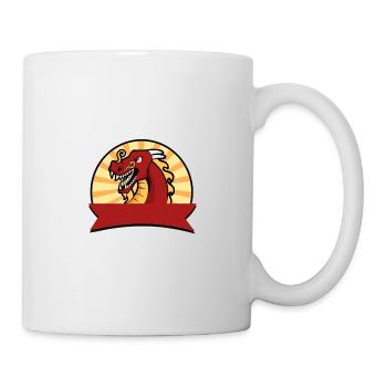 Drache Dragon - Tasse - Weiß - Rechts