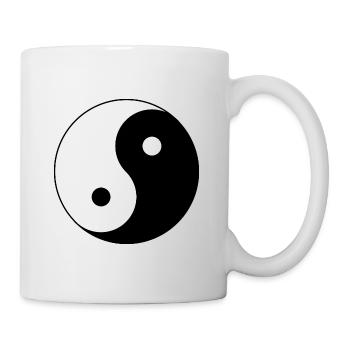Yin und Yang - Tasse - Weiß - Rechts