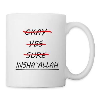 Inshallah - Tasse - Weiß - Rechts
