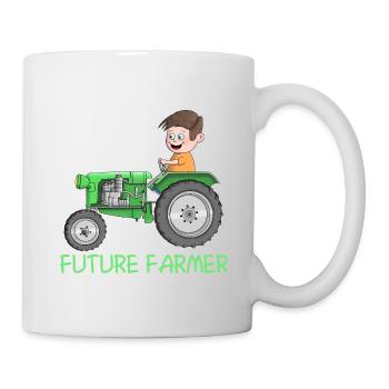 Nachwuchs Landwirt - Bauer - future farmer - Tasse - Weiß - Rechts