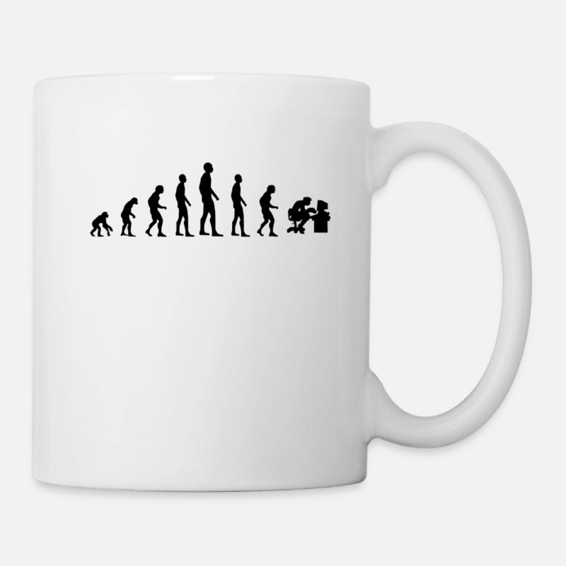 evolution - Tasse - Weiß