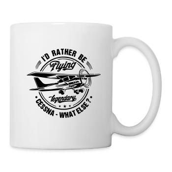 Cessna pilot - Tasse - Weiß - Rechts