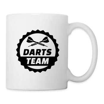 Darts Team - Tasse - Weiß - Rechts