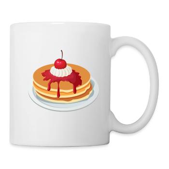Egg Cake Pancakes Pancakes Breakfast Gift - Mug - white - Right