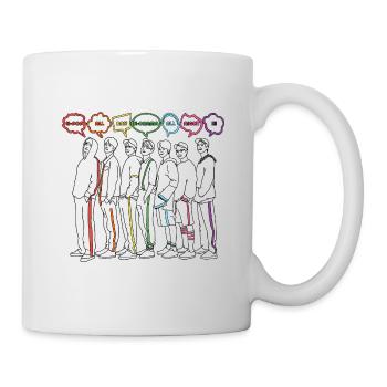 K-pop all Day K-Drama all Night - Mug - white - Right