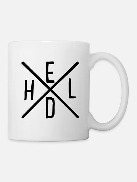 Held - Tasse - Weiß
