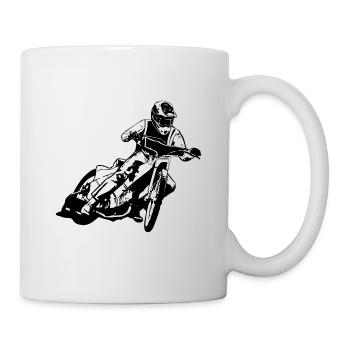 Speedway - Motorcycle Speedway - Tasse - Weiß - Rechts