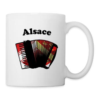 Alsace Accordéon - Mug blanc - blanc - Droite