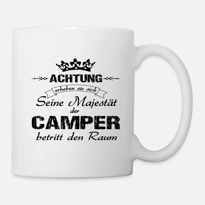 Camping - Tasse - Weiß