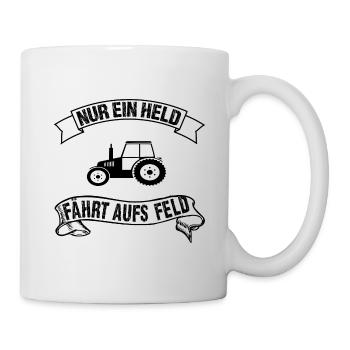 Landwirt - Tasse - Weiß - Rechts