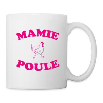 mamie poule grand-mère cadeau fête des grand-mère - Mug blanc - blanc - Droite