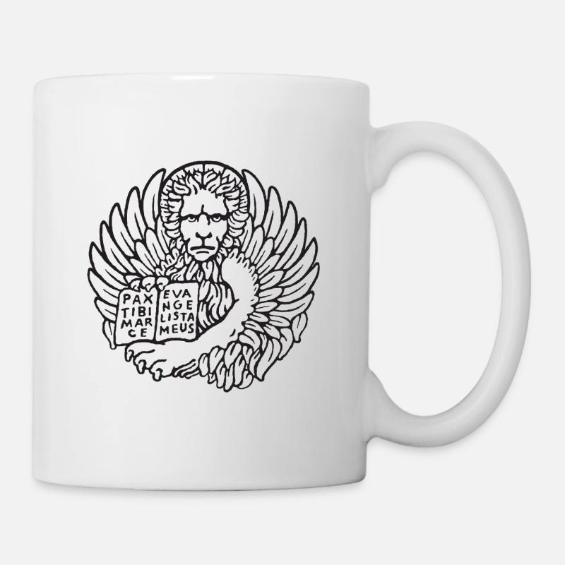 Löwe marschiert - Tasse - Weiß