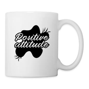 Atitude Positive - Mug blanc - blanc - Droite