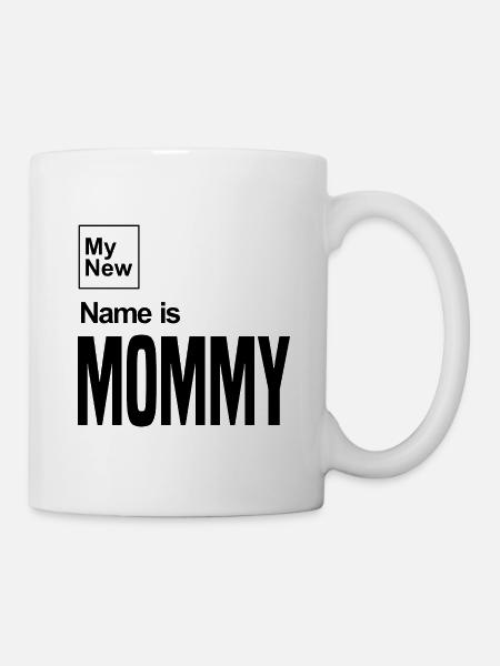 Mon nouveau nom est maman - Mug blanc - blanc
