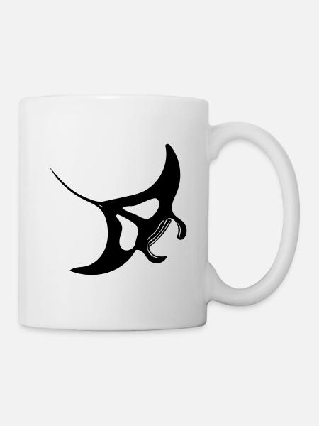 Manta Rochen Vector - Mug blanc - blanc