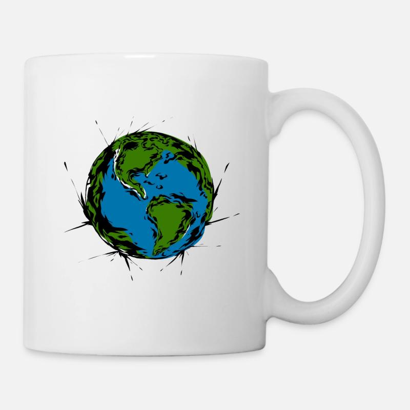 Welt - Tasse - Weiß