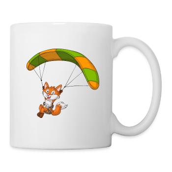 Paraglider Fox / Flying Fox - Mug - white - Right