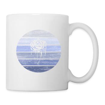 Rose, Flower, Vintage, Retro, Forest, Gift - Mug - white - Right