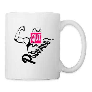 Femme vêtement tee shirt humour - Mug blanc - blanc - Droite