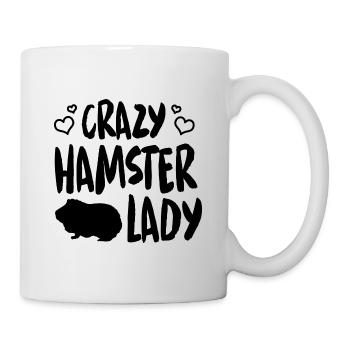 Crazy Hamster Lady Hamster Pet Animal Lover Hamste - Tasse - Weiß - Rechts