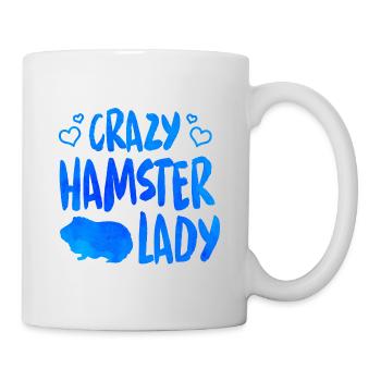 Crazy Hamster Lady Hamster Pet Animal Lover Hamste - Tasse - Weiß - Rechts
