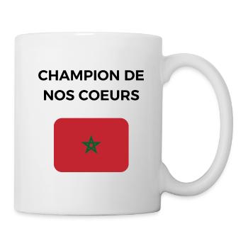 Champion in our hearts Morocco National Team - Mug - white - Right