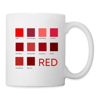 Rot / Red - Mug - white - Right