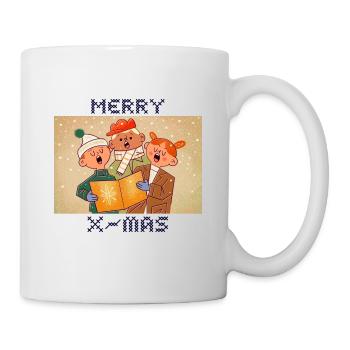 Merry christmas happy holidays christmas gift - Tasse - Weiß - Rechts