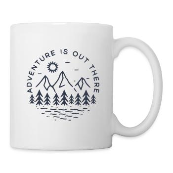 mountains sea sun nature hiking beach forest - Mug - white - Right