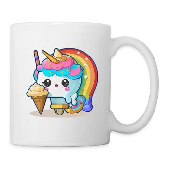 Einhorn-Magie - Eine Welt voller Fantasie - Tasse - Weiß - Rechts