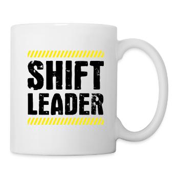 Chef de quart Shiftleader - Mug blanc - blanc - Droite