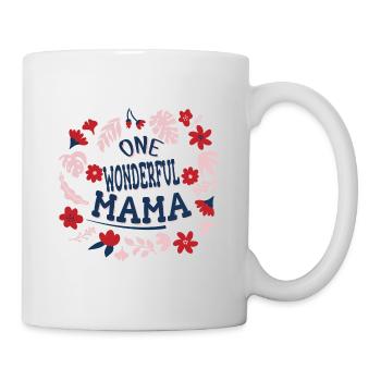 Muttertag Geschenkidee One Wonderful Mama - Tasse - Weiß - Rechts