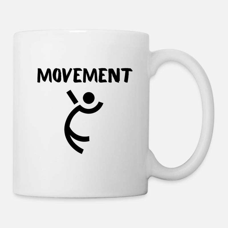 Bewegung - Tasse - Weiß
