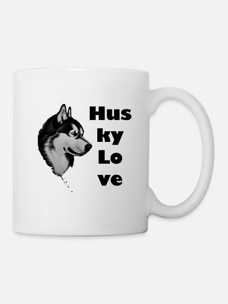 Husky Love - Mug - white