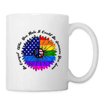 Be Careful Who You Hate It Could Be Someone - Mug - white - Right