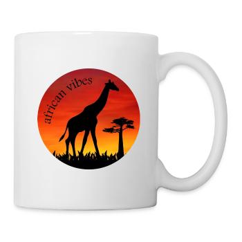 Girafe 1 - Mug blanc - blanc - Droite