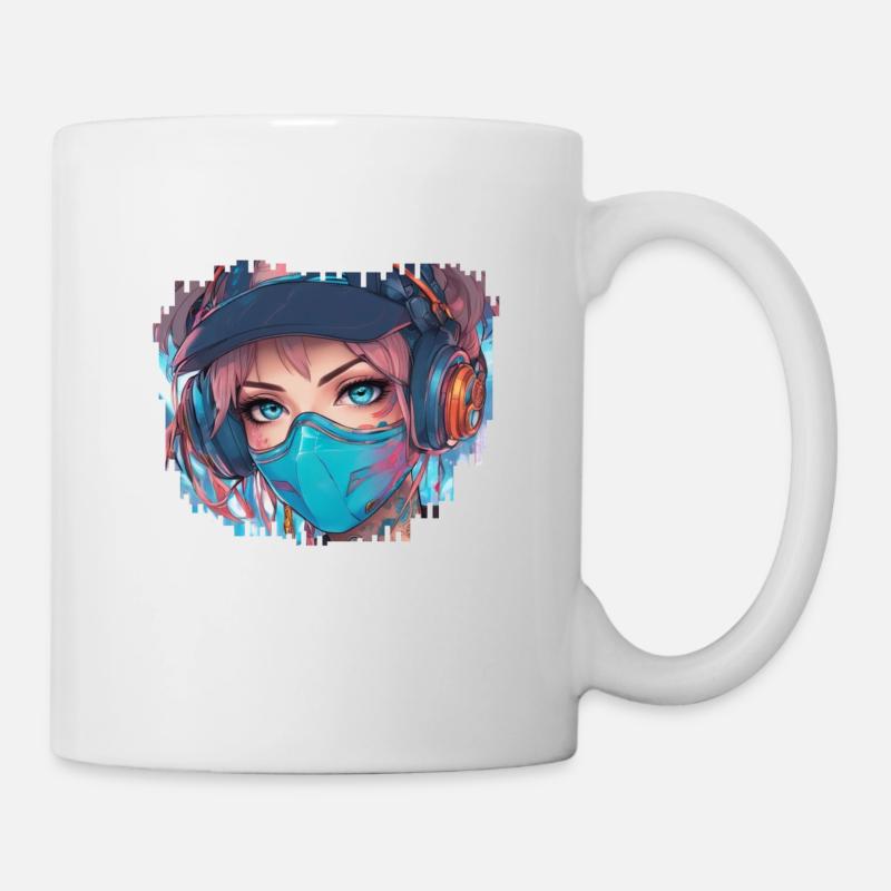 Zael Quantum // Cyberpunk - Tasse - Weiß