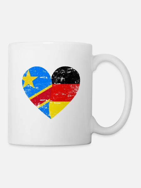 Democratic Republic of the Congo, Germany - Mug - white