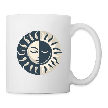 Sun & Moon - Minimalist Harmony 2 - Mug - white - Right