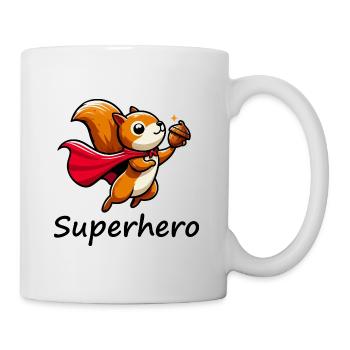 Squirrel Superhero - Mug - white - Right