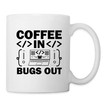 Café Codage Programmeur Codeur Développeur Nerd Coff - Mug blanc - blanc - Droite