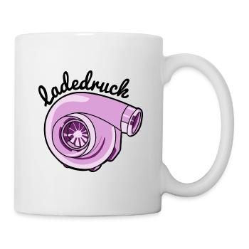 TurboladerLadedruckrosa - Tasse - Weiß - Rechts