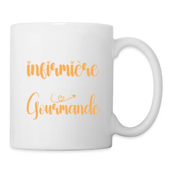 Nurse with gourmet option - Mug - white - Right