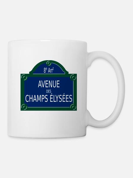 champs elysees - Mug blanc - blanc