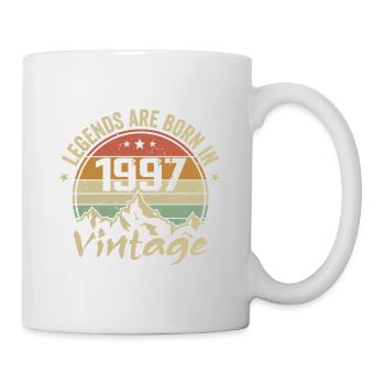 Cadeau Anniversaire 1997 Vintage 1997 Retro 1997 - Mug blanc - blanc - Droite