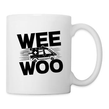 Wee Woo Ambulancier Ambulanciers Paramédicaux EMS Paramedic - Mug blanc - blanc - Droite
