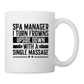 SPA Manager Job Wellness Funny SPA Management Sayi - Mug - white - Right