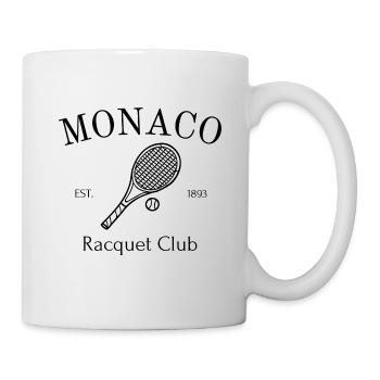 Monaco - Tennis - France - Souvenir - Mug - white - Right