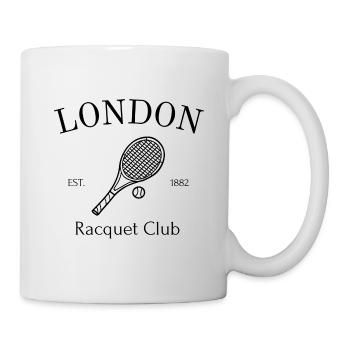 Londres - Tennis - Cadeau - Championnat - Mug blanc - blanc - Droite